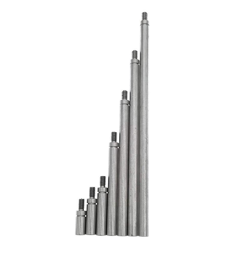suxing Dial Digital Indicator Extension Stem Set 4.5mm Diameter 10 15 20 40 60 80 100mm Long Extend Rod (4-48 UNF Thread) - Image 1
